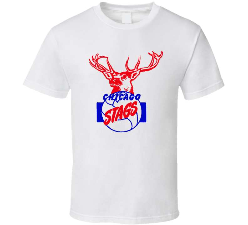 Chicago Stags Vintage Basketbal Team T Shirt Chicago Stags Vintage Basketbal Team T Shirt