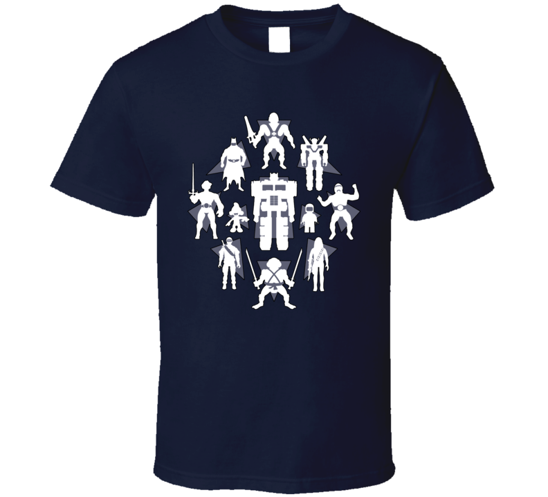 Super Hero Silhouettes T Shirt